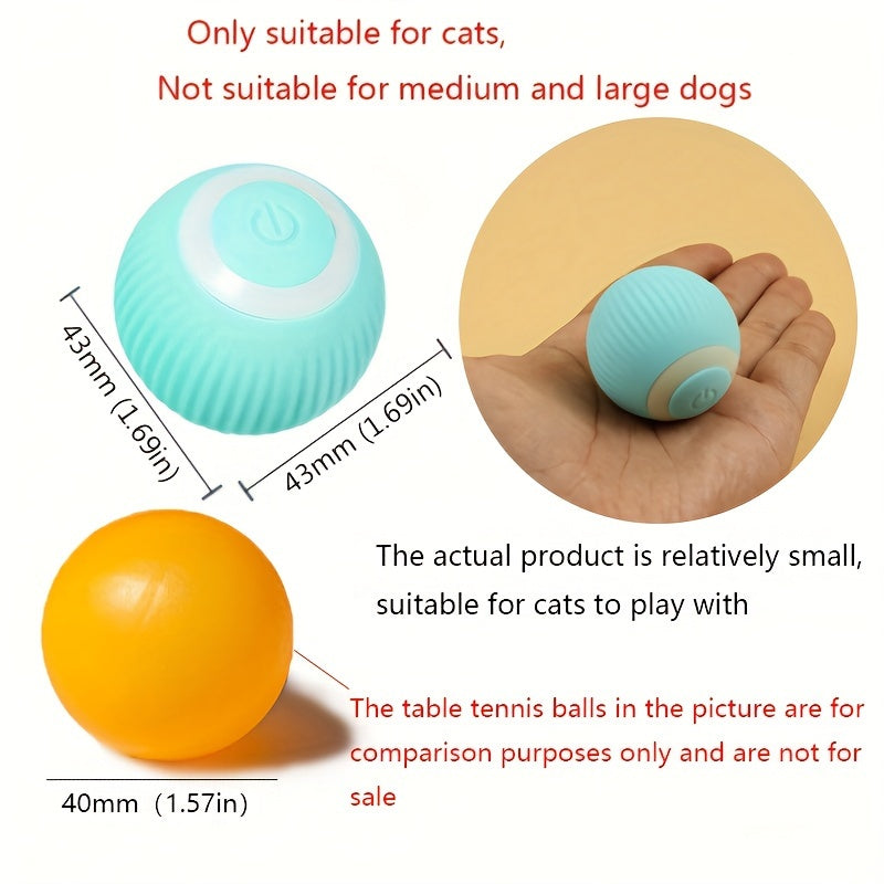 Whisker Wizard Automatic Rolling Cat Toy – Motion Activated Interactive Ball