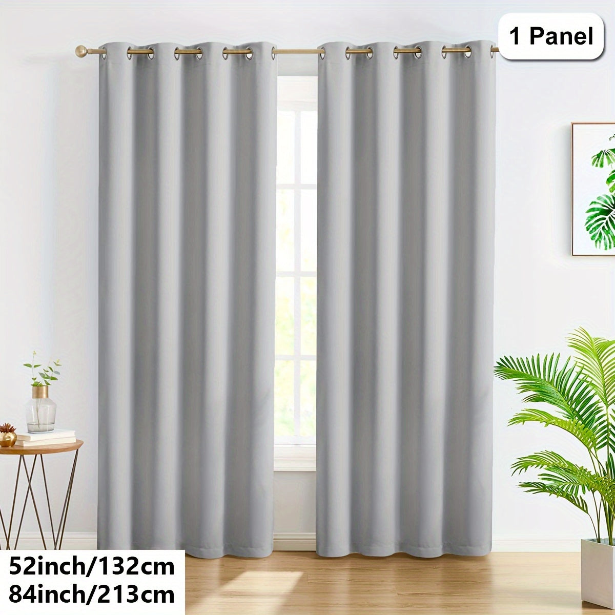 Privacy Loop Top Curtain – Polyester Room Divider for Home & Office