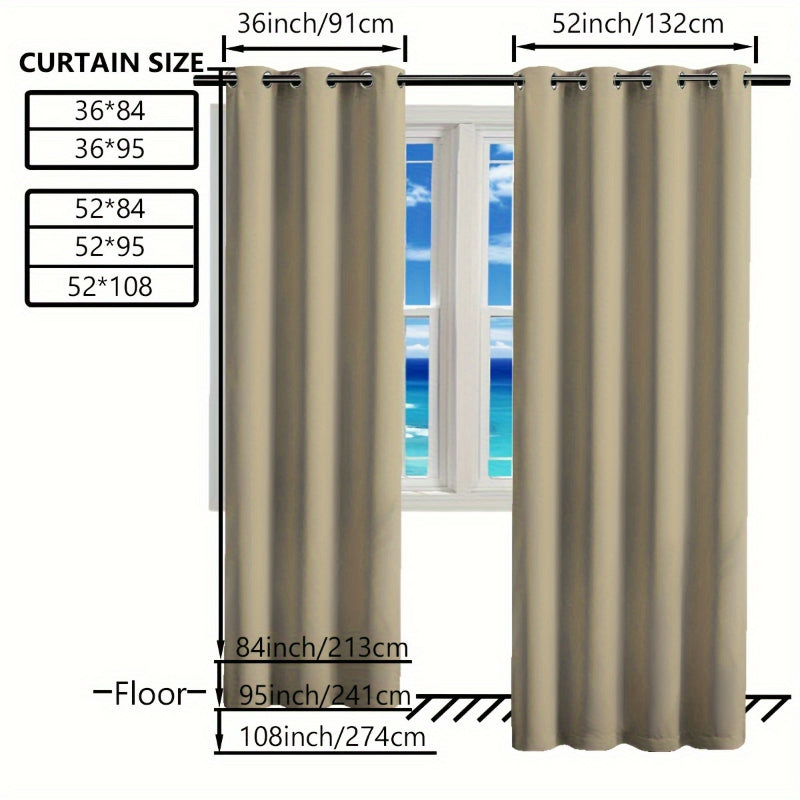 Privacy Loop Top Curtain – Polyester Room Divider for Home & Office