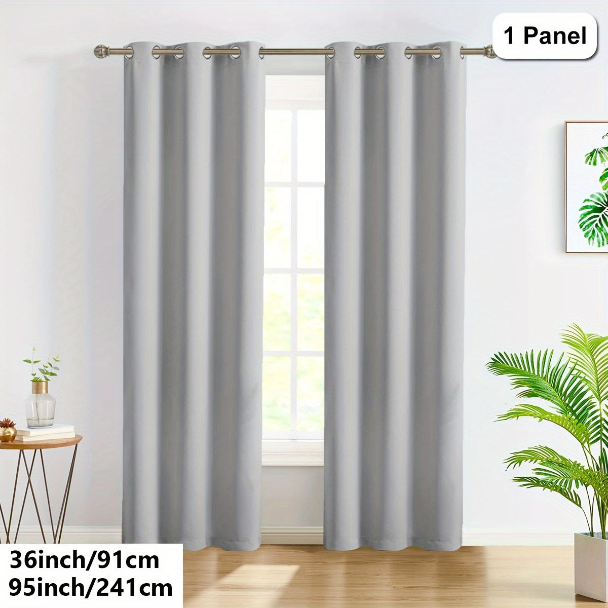 Privacy Loop Top Curtain – Polyester Room Divider for Home & Office