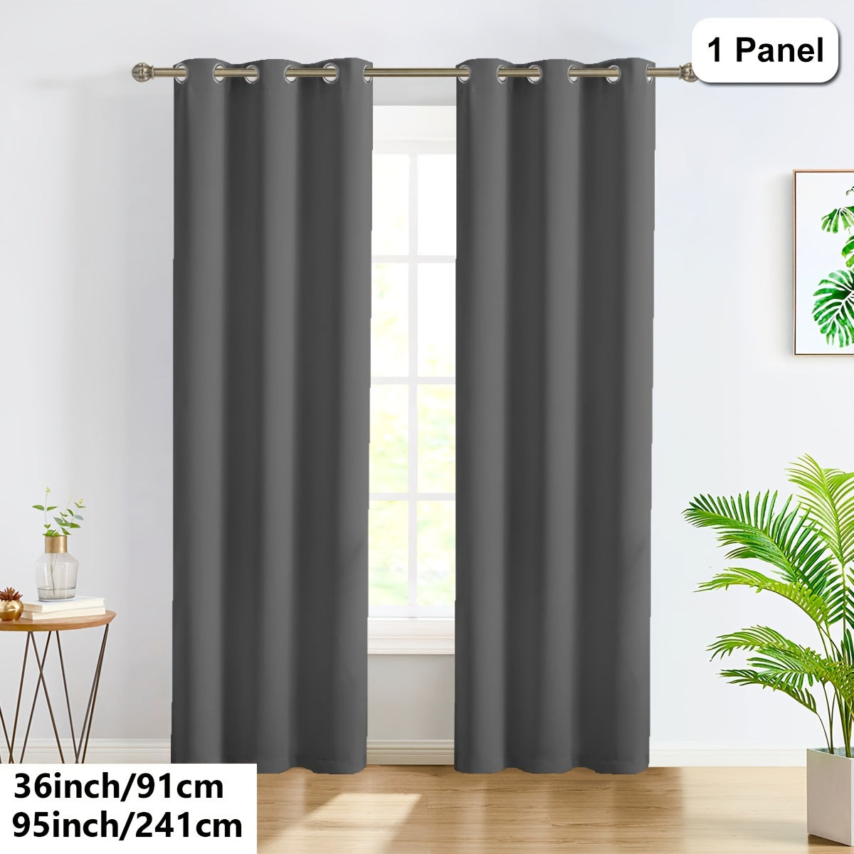 Privacy Loop Top Curtain – Polyester Room Divider for Home & Office