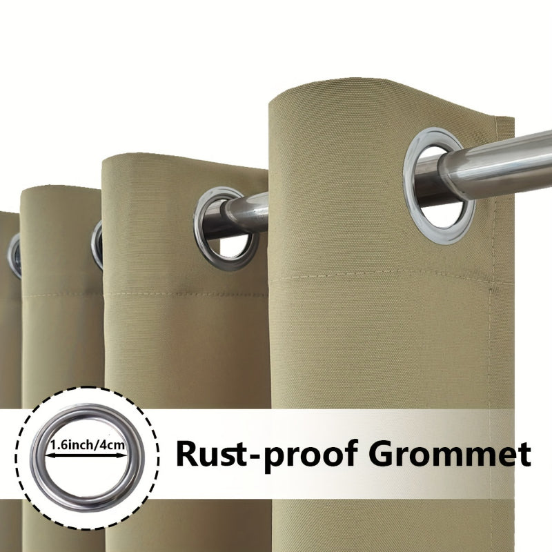 Privacy Loop Top Curtain – Polyester Room Divider for Home & Office