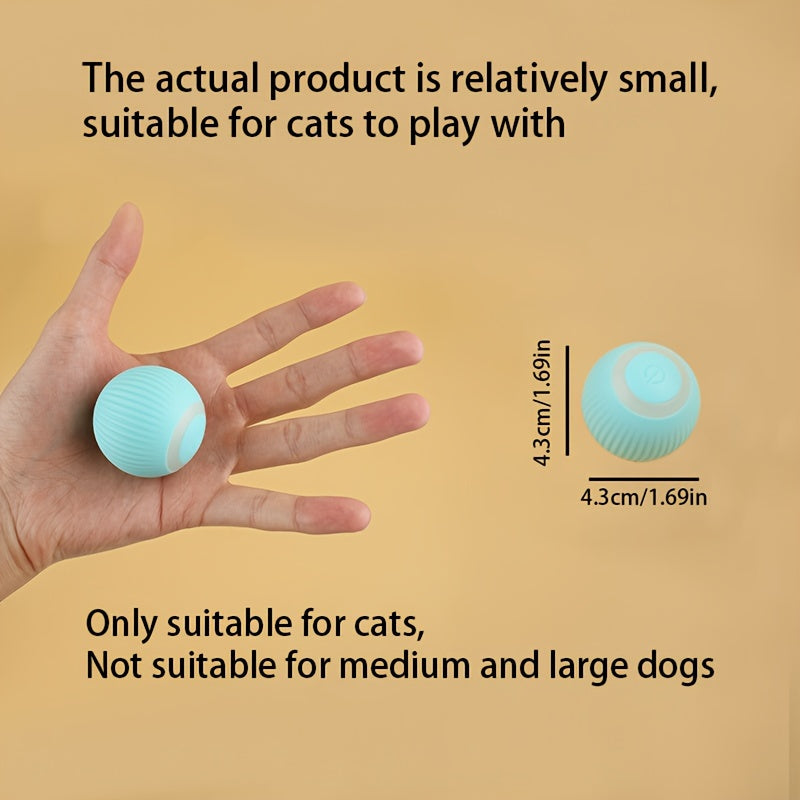Whisker Wizard Automatic Rolling Cat Toy – Motion Activated Interactive Ball