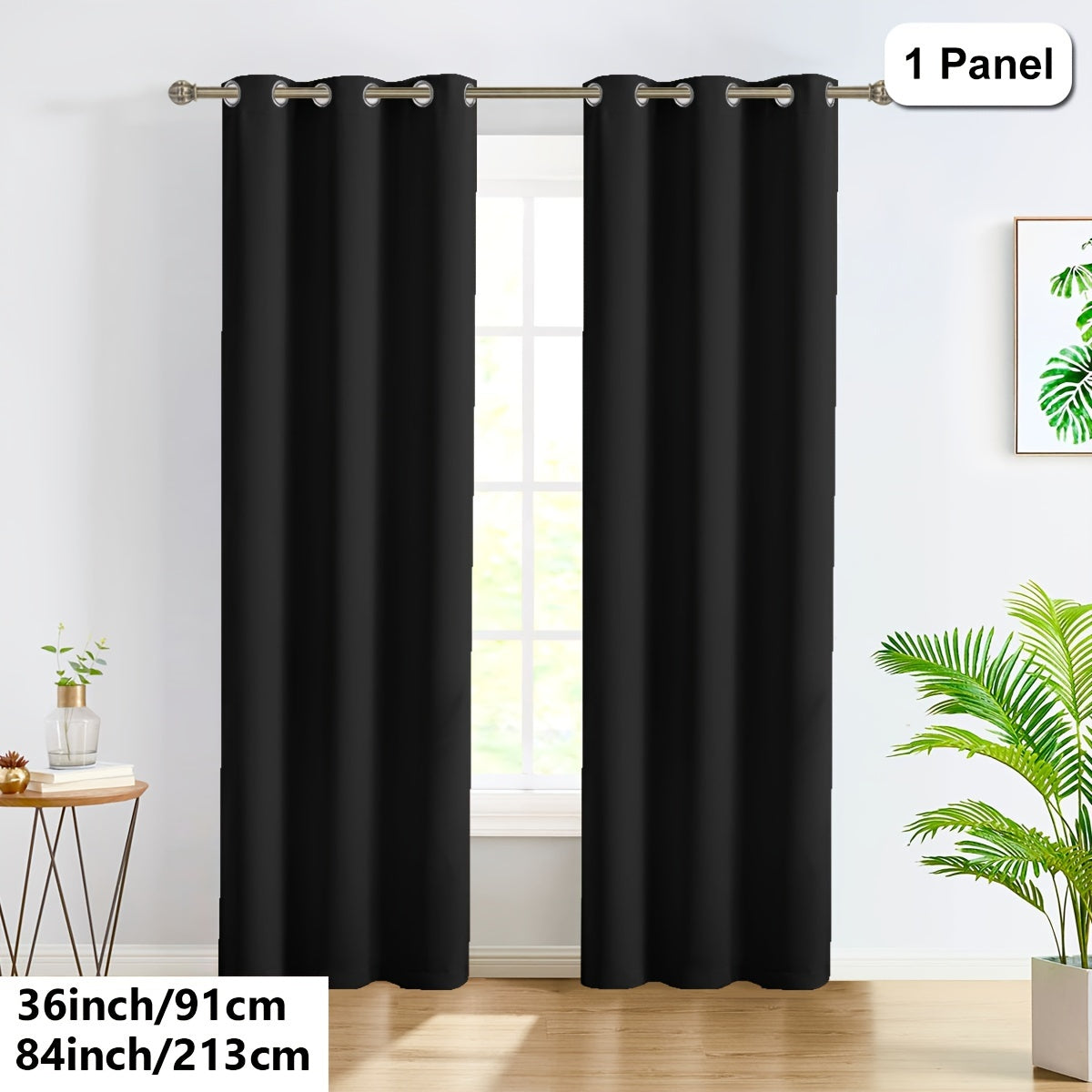 Privacy Loop Top Curtain – Polyester Room Divider for Home & Office
