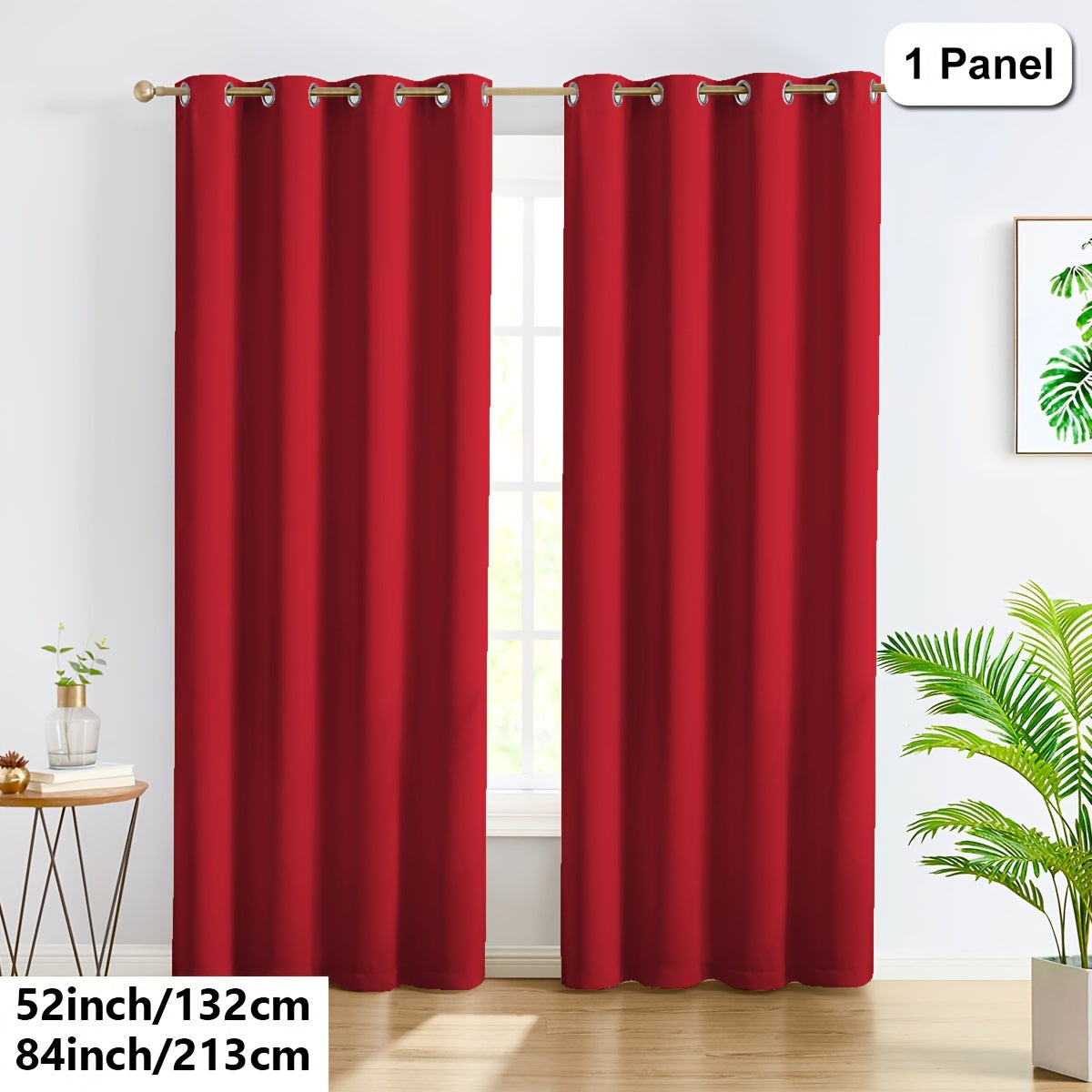 Privacy Loop Top Curtain – Polyester Room Divider for Home & Office
