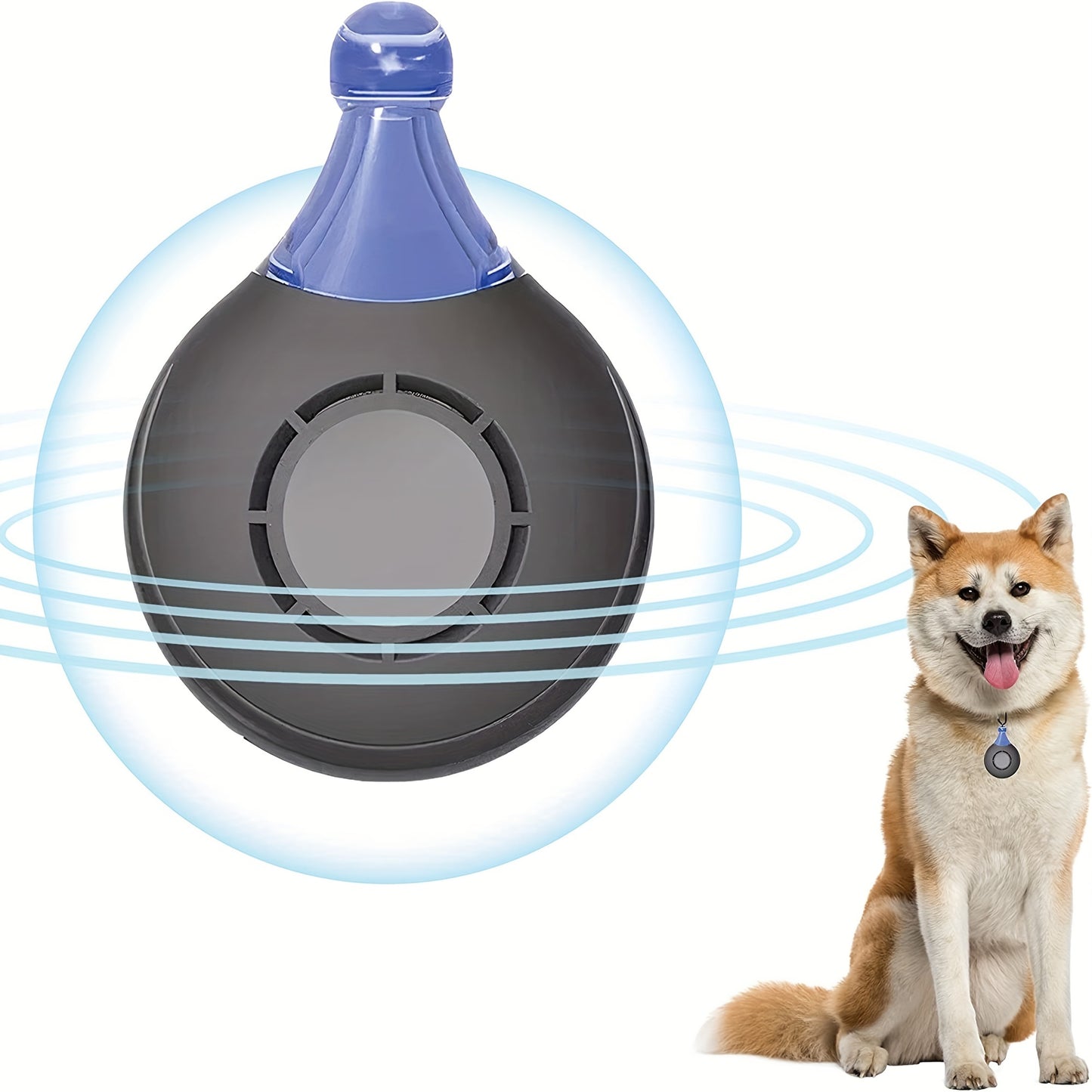 Rechargeable Ultrasonic Flea & Tick Repeller - Effective Bug, Mosquito & Insect Repellent for Cats and Dogs - USB Charging, Long-Lasting Battery - Automatic Protection for Your Pet