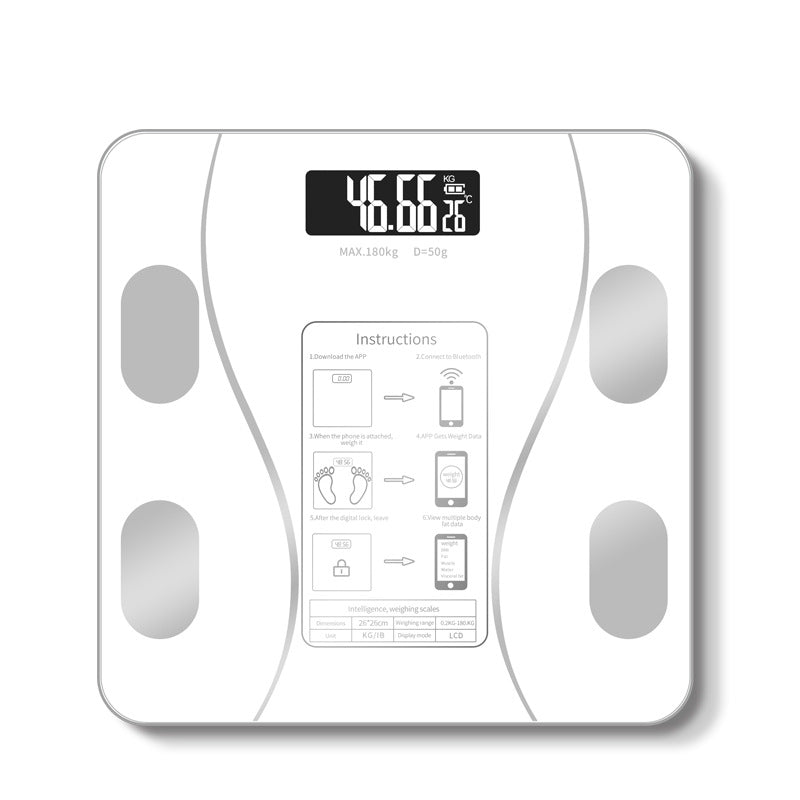 Wireless Smart Body Fat Scale - Accurate Weight, Body Fat & Health Metrics - Long-Lasting Battery, Easy Connectivity for Home Use