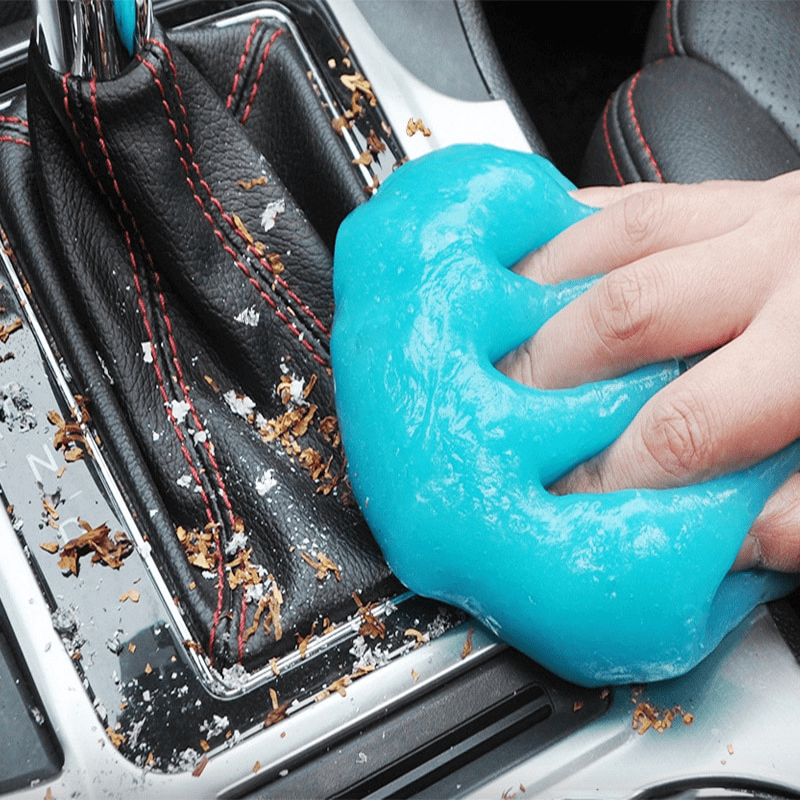 Miracle Adhesive Gel Cleaner - Effortlessly Removes Dust from Car Interiors, Vents, and Keyboards - Reusable & Washable Car Detailing Tool - Ideal Gift for Men