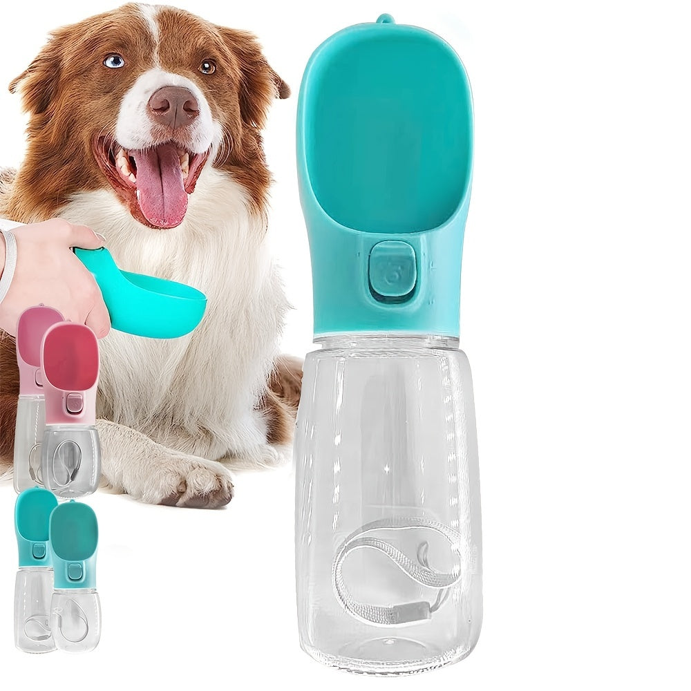 Travel-Ready Dog Water Bottle - Leak-Proof & Hygienic Portable Pet Hydration Flask - Perfect for Active Dogs