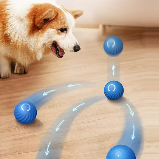 Interactive Rolling Ball Toy - Rechargeable, Durable, Automatic, Gravity-Defying Dog Chew Toy - Pet-Friendly, Lithium-Polymer Battery - Endless Entertainment and Exercise