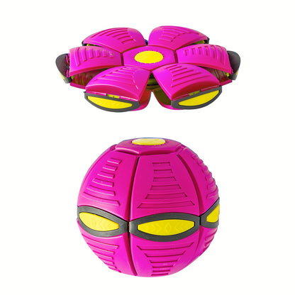 Flying Saucer Bounce Ball - Durable Pet Toy for Dogs - Fun Bouncy Ball for Family Outdoor Activities and Exercise - Perfect Gift for Dogs