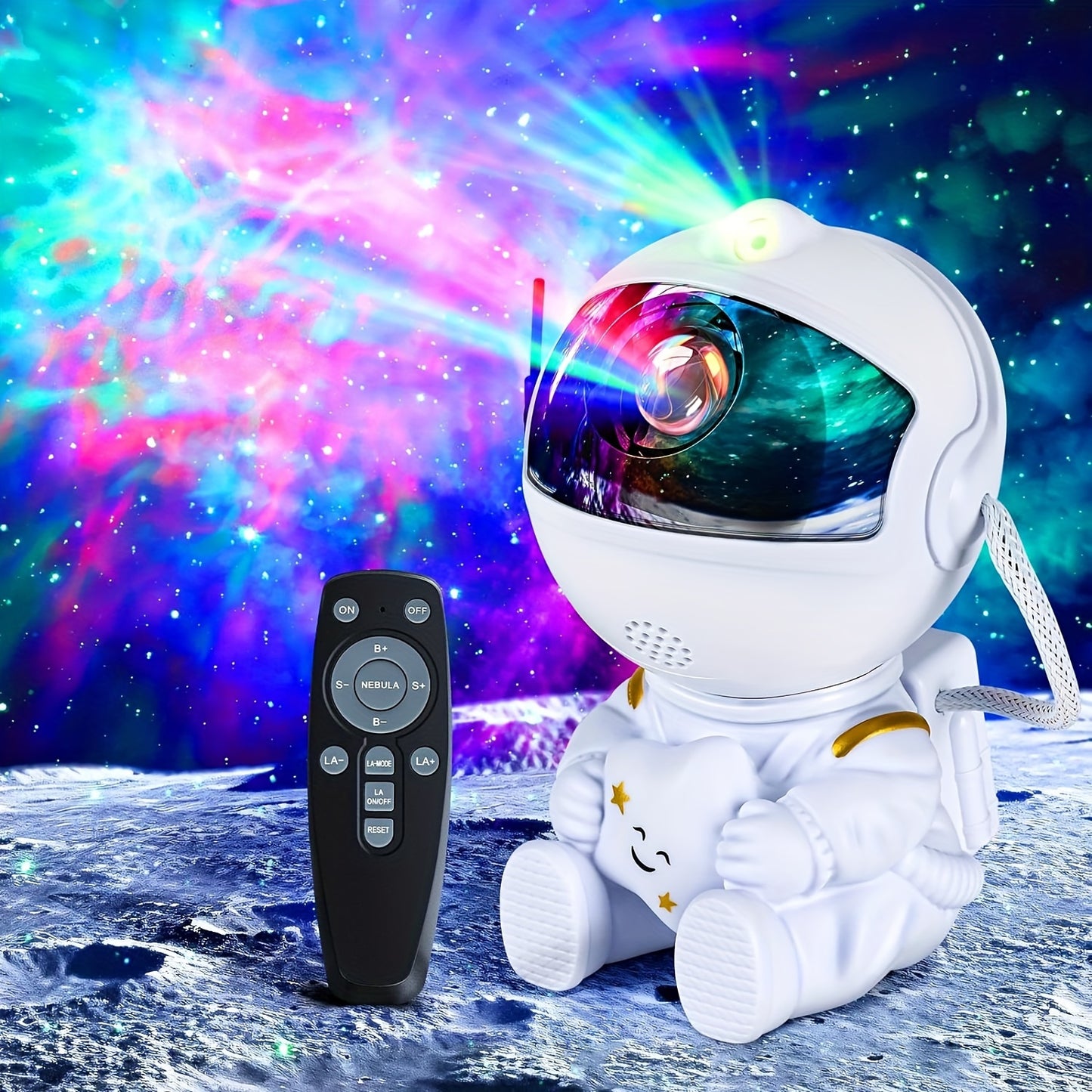 Astronaut Projector Portable design star guitar projector galaxy night light  - Astronaut Space Projector Starry Nebula Ceiling LED Lamp with Remote Bedroom Living Room Party Birthday  Gift All Season Decorating