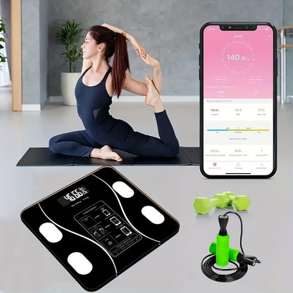 Wireless Smart Body Fat Scale - Accurate Weight, Body Fat & Health Metrics - Long-Lasting Battery, Easy Connectivity for Home Use