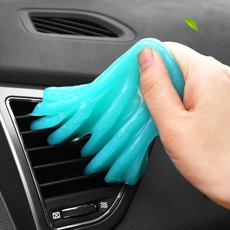 Miracle Adhesive Gel Cleaner - Effortlessly Removes Dust from Car Interiors, Vents, and Keyboards - Reusable & Washable Car Detailing Tool - Ideal Gift for Men