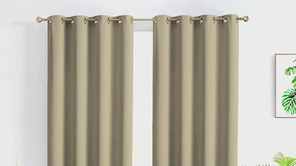 Privacy Loop Top Curtain – Polyester Room Divider for Home & Office